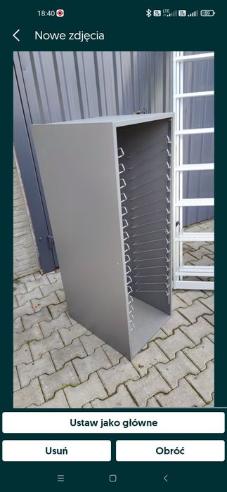 Meble garażowe szafka regał wystawowy warsztatowe