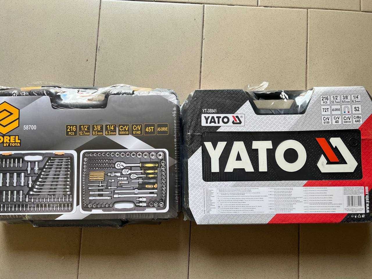 Професійний набір Yato 216. Набір інструментів Vorel 216