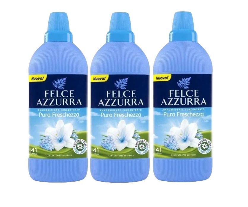 3x Płyn do płukania Felce Azzurra Pura Freschezza 1,025L WŁOCHY