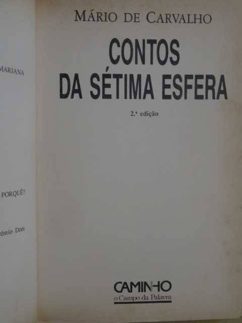 Contos da Sétima Esfera de Mário de Carvalho