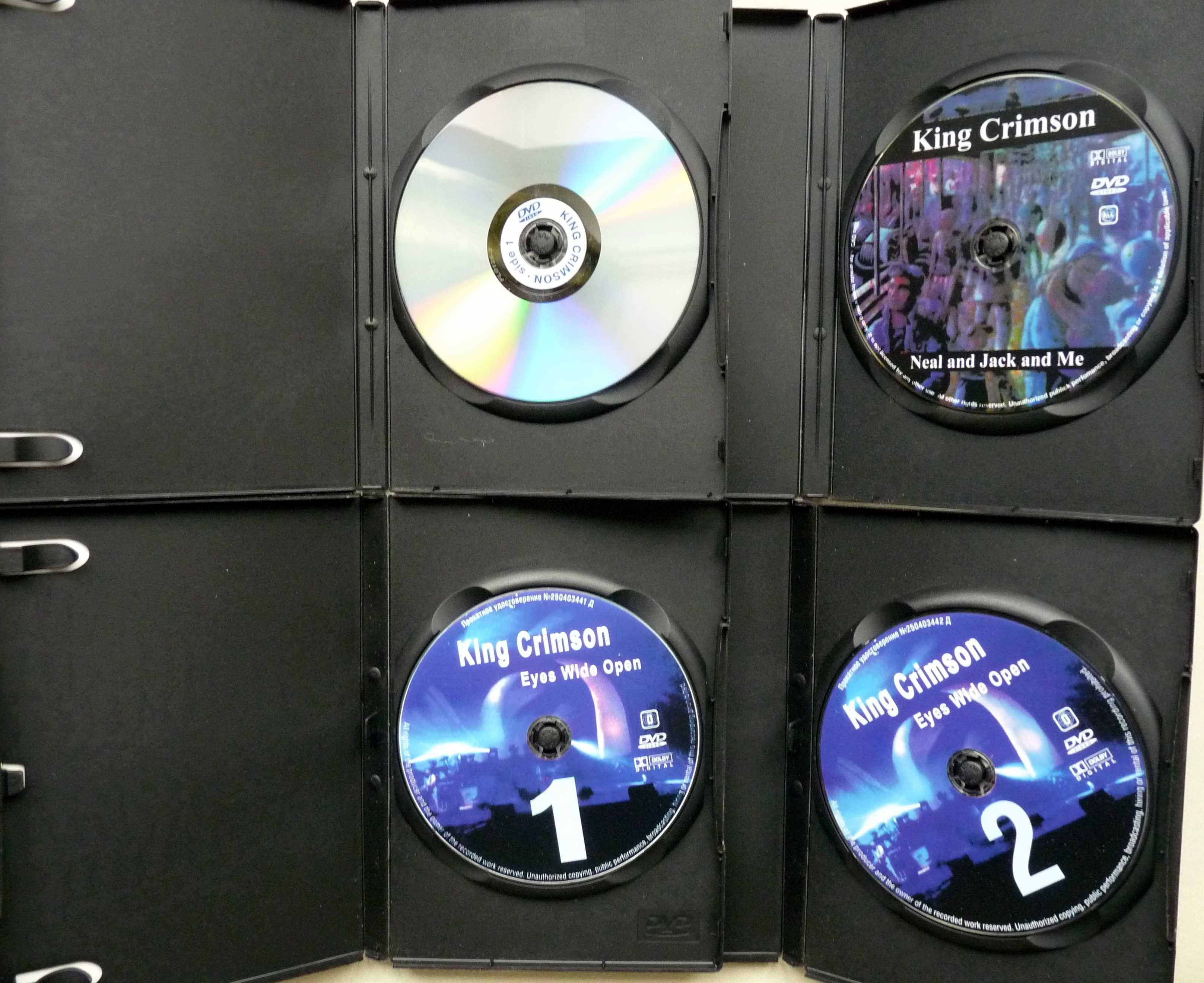 Коллекция King Crimson. Аудио CD, видео, книги