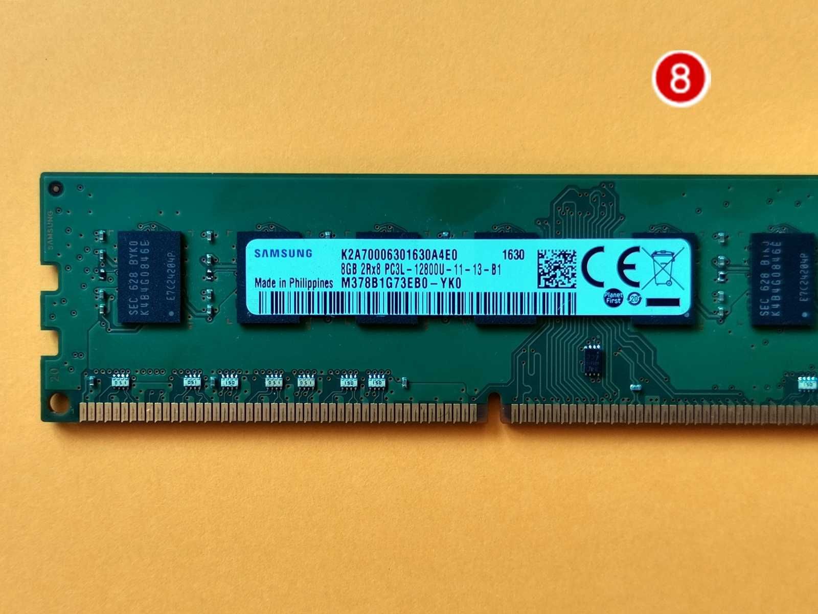DDR3 8GB Samsung 12800 L -Komputer