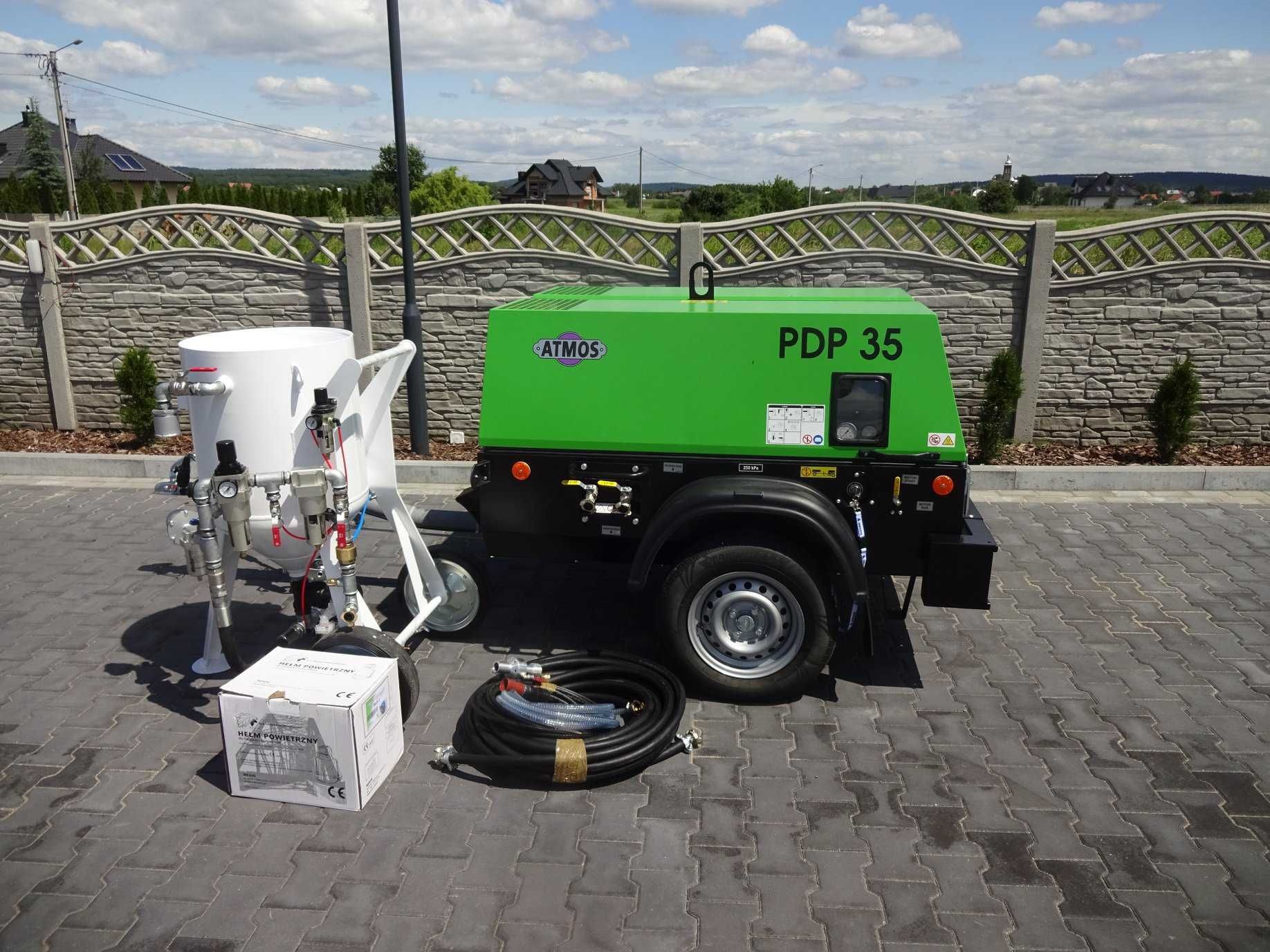 Дизельний пересувний компресор PDP 35 ATMOS (Чехія) 5 кубів, 7 бар.