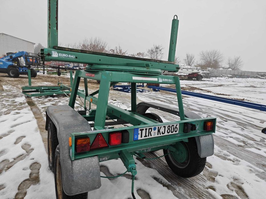 Przyczepa dłużycowa dłużyca Auwarter NL2,0T do stali drutu słupów M/17