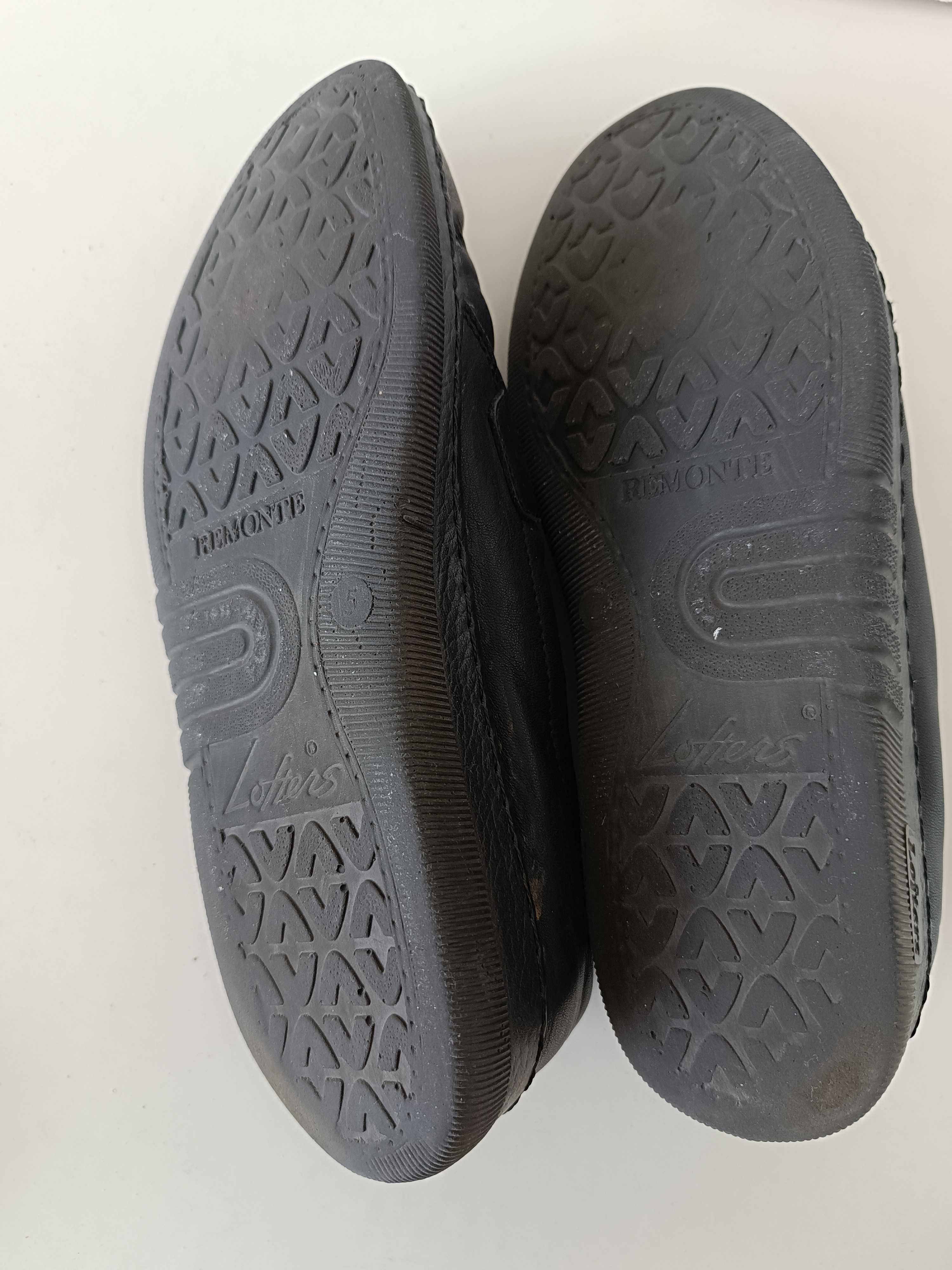р 36-37 24,5 см кожаные черные туфли мокасины балетки на низкой подошв