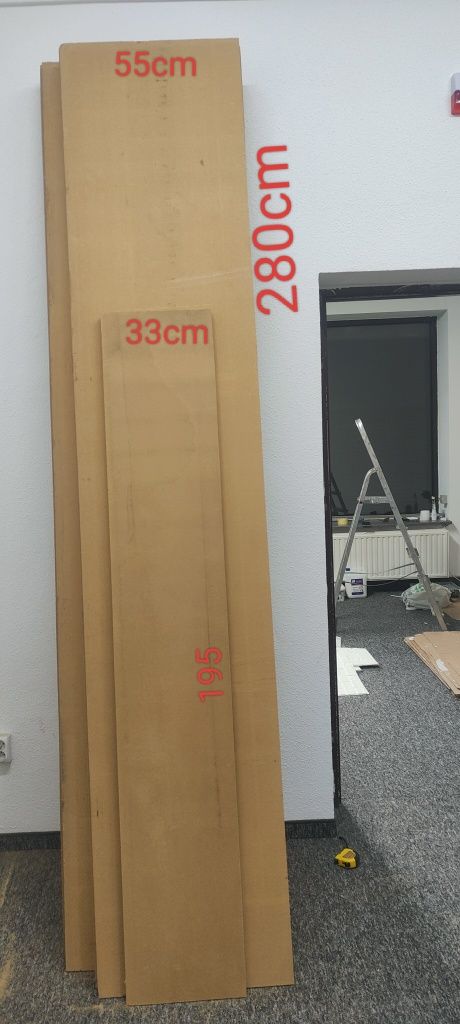 Płyta półki MDF blat dwa wymiary rozne grubości porządna  2,5-3 cm