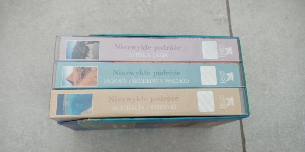 Zestaw trzech kaset VHS