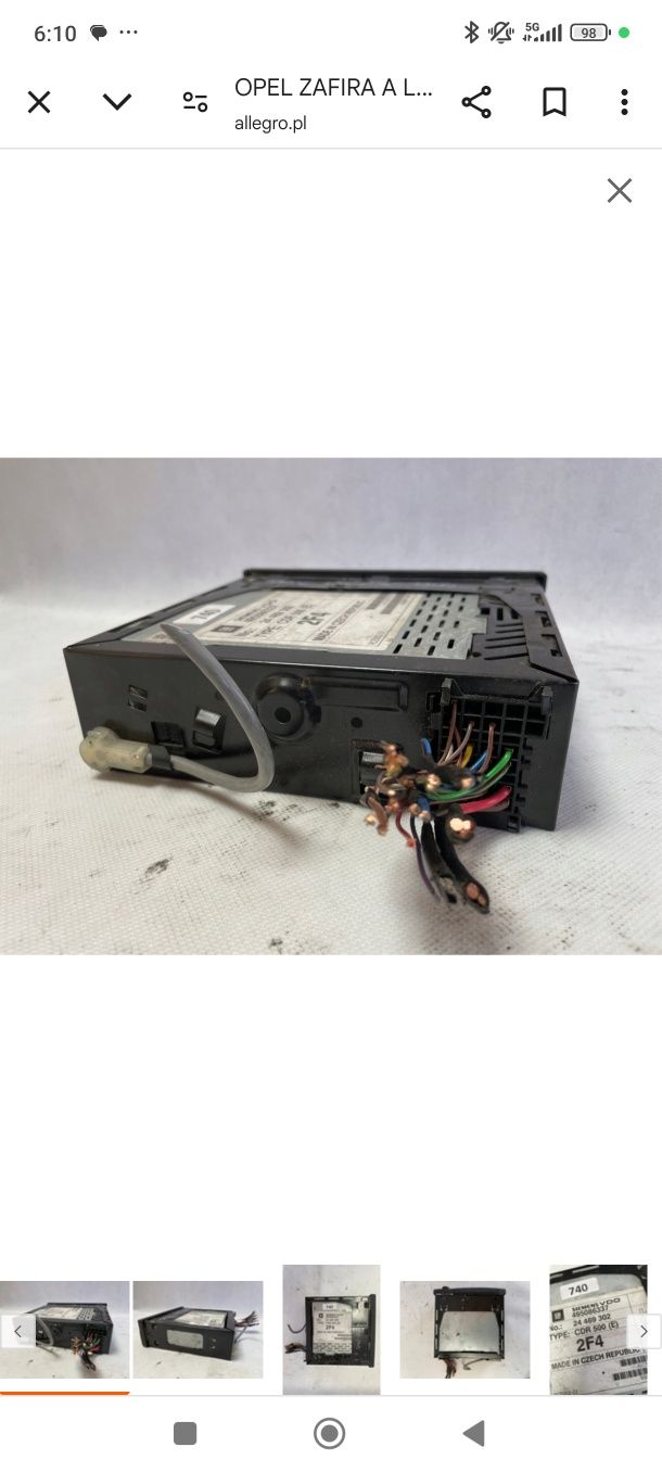 Sprzedam radio simens cdr500