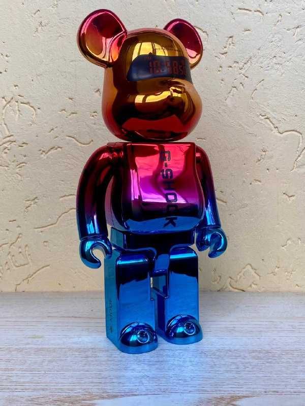 Bearbrick casio g-shock 28 cm (бірбрік) колекційна іграшка