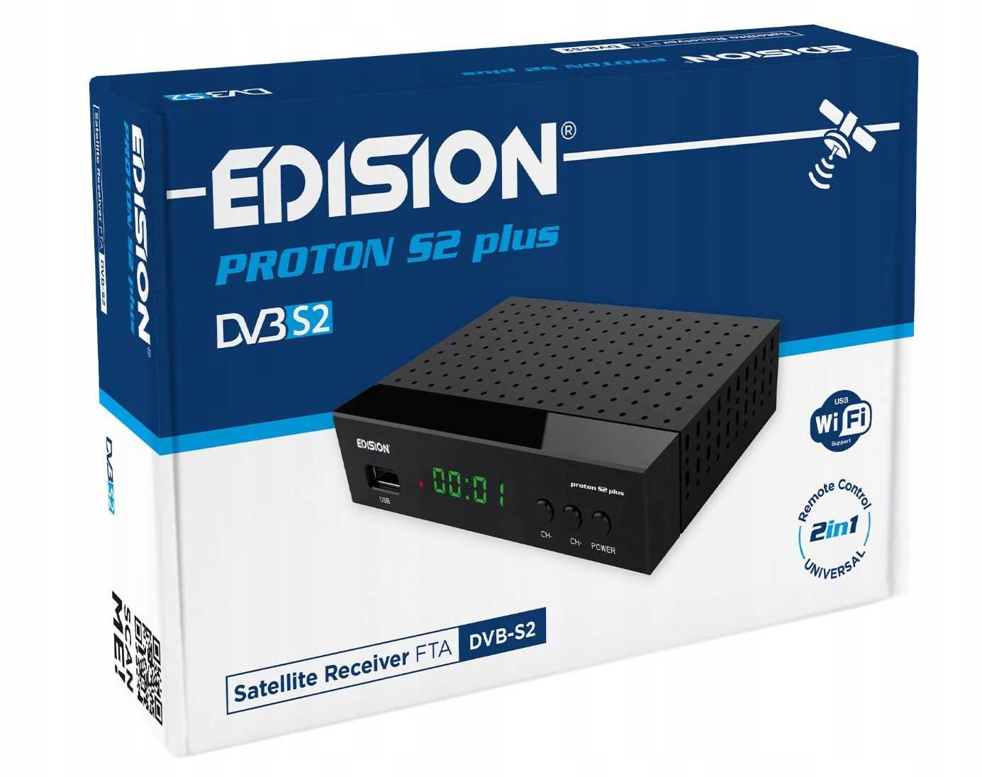 Tuner Edision PROTON S2 DVB-S2