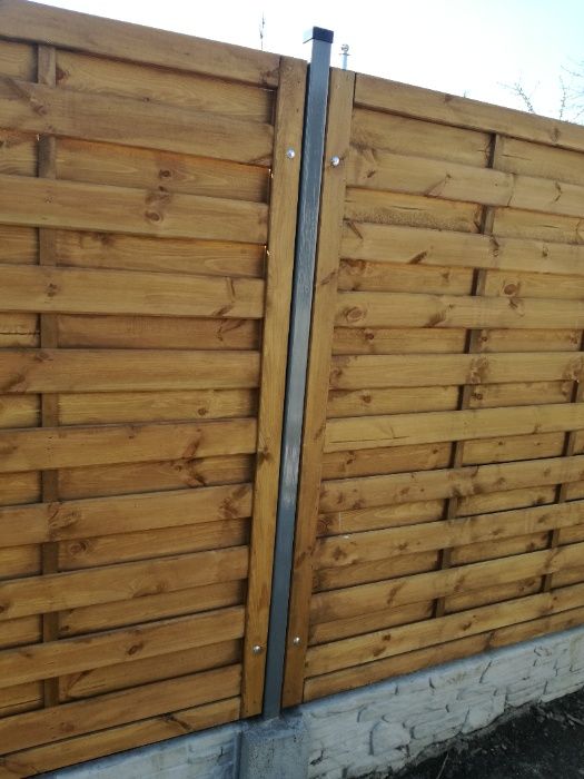 Płot Deskowy Pergola Pergole Panel Drewniany Bardzo Masywny 180x180