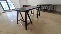 Stół biurko Ikea blat + koziołki 4 komplety