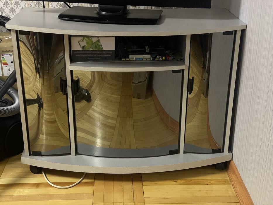 Тумба тумбочка сіра