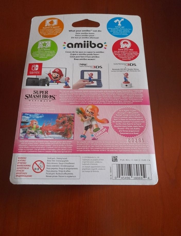 Amiibo inkling Smash Bros