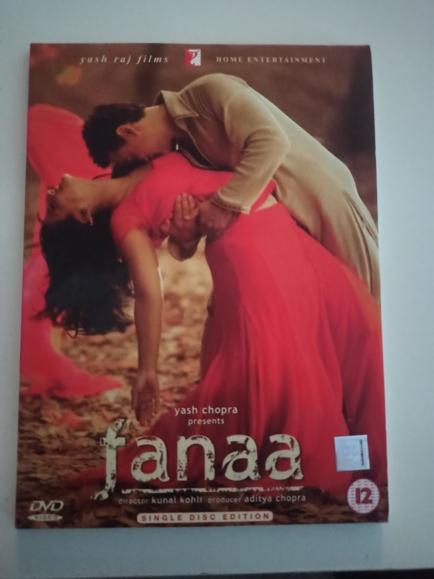 Fanaa DVD wydanie Indie Bollywood