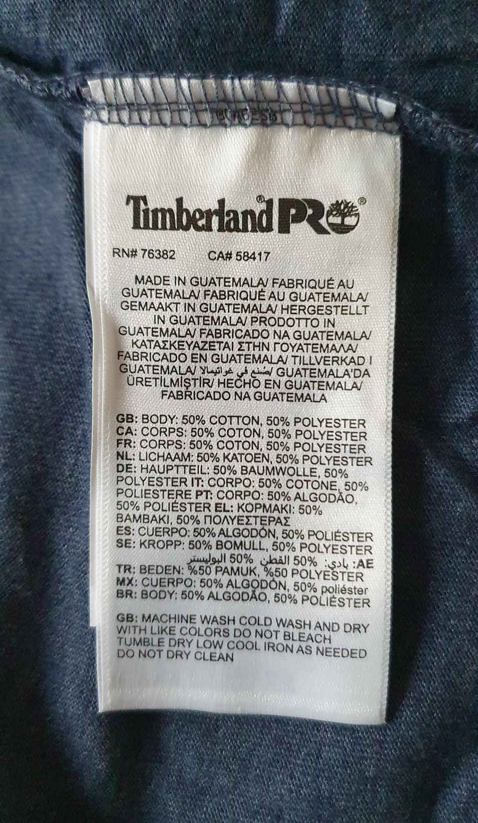 Кофта лонгслів Тімберленд Про Timberland Pro нова темно блакитна XL