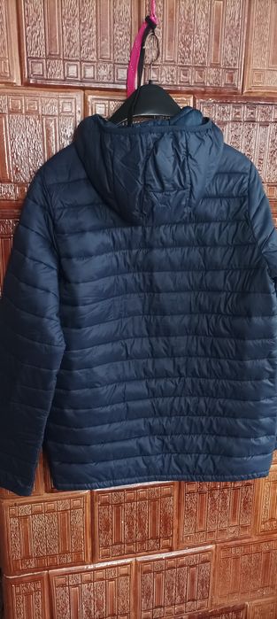 Pikowana kurtka jesienna granatowa rozmiar 40/42 męska