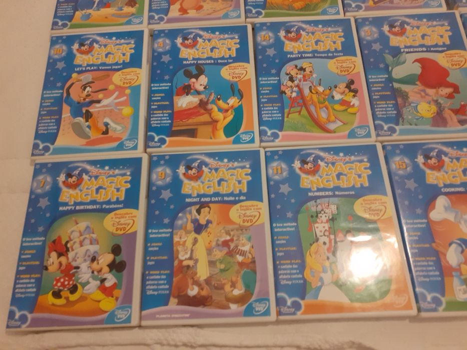 Dvd's Colecção Magic English Disneys