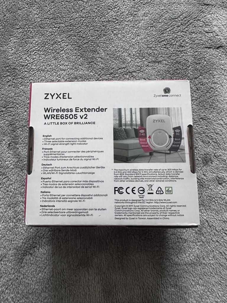 Nowy wzmacniacz sygnału Wi-Fi WRE6505 v2