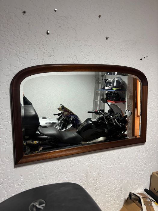 Espelho de Sala Madeira Verdadeira