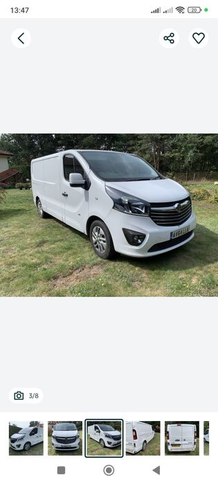 Opel Vivaro b drzwi przednie kod lakieru L474
