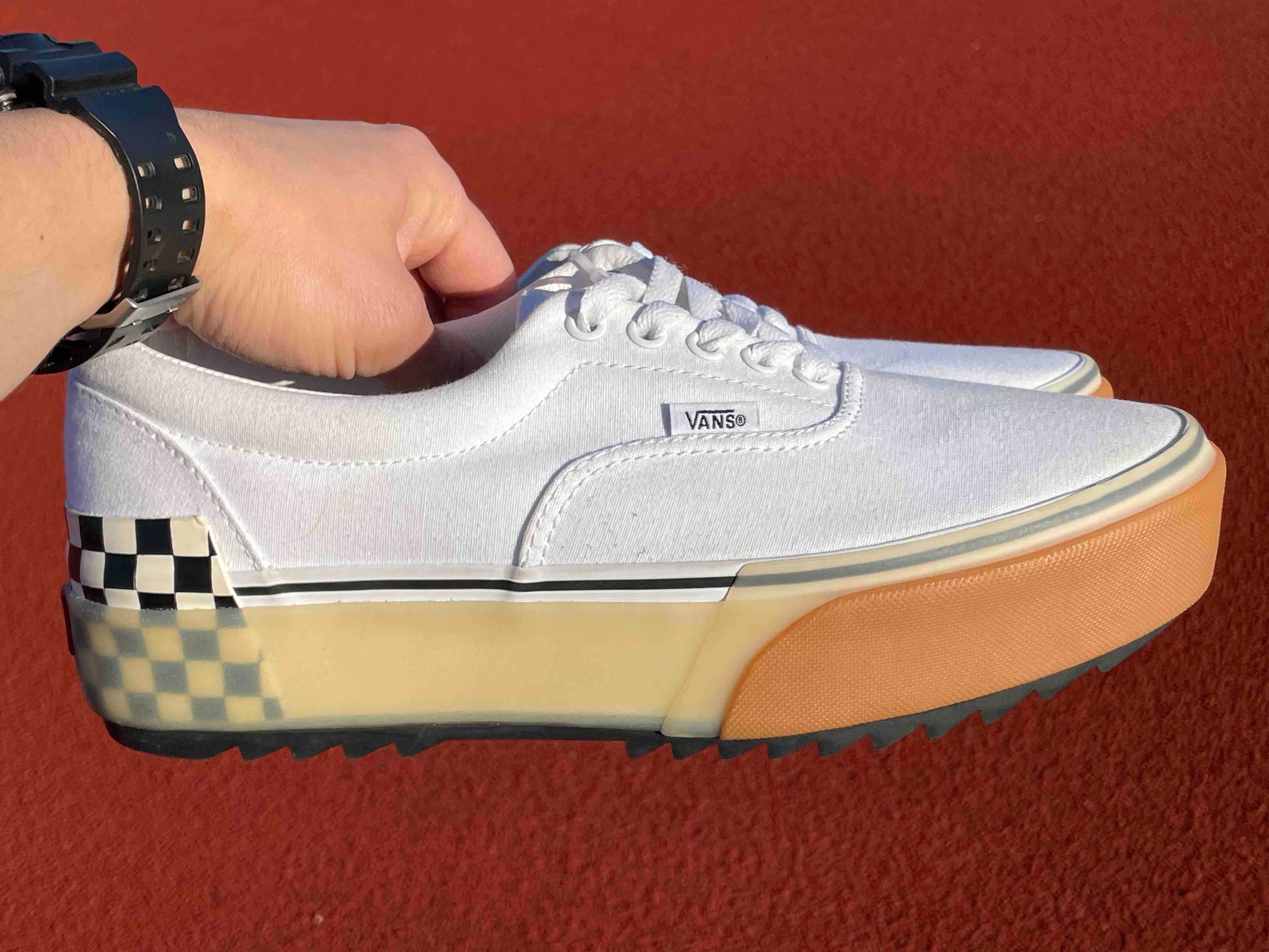 New! Кеды Vans Era Stacked White Checkerboard 42.5 VN0A4BTOTDC Вансы