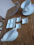 Zestaw ceramiki porcelanowej miska Ikea filiżanka costą sosjerki
