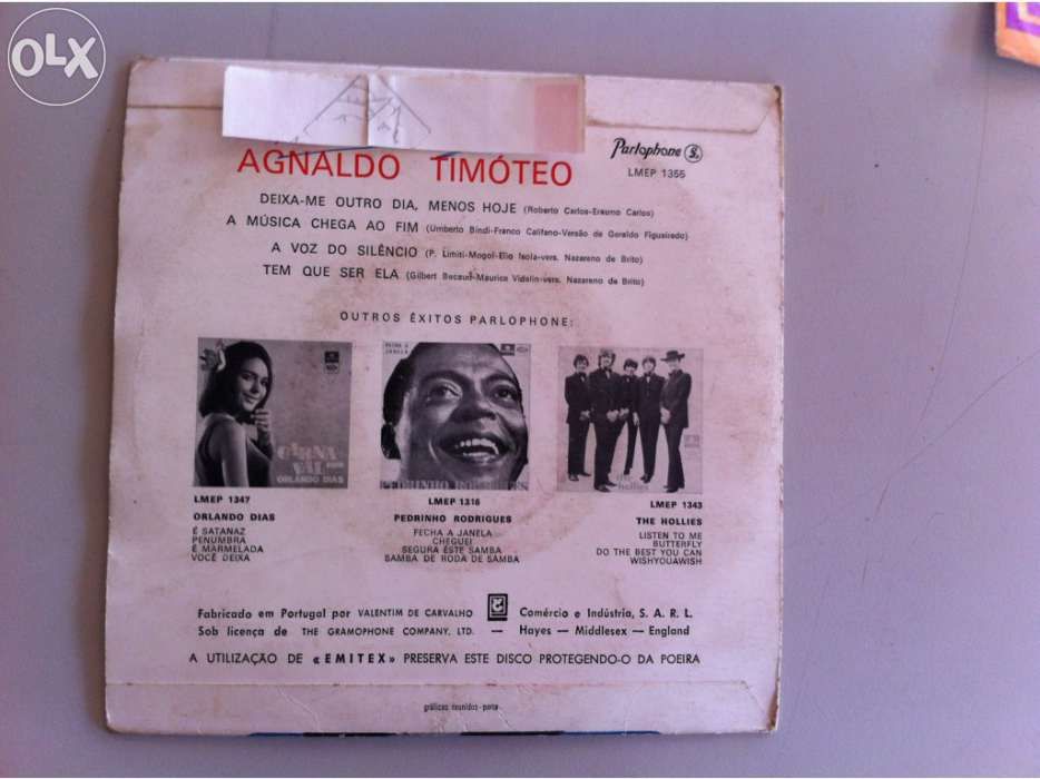 Agnaldo Timoteo - deixa-me outro dia menos hoje single vinil 45 rpm