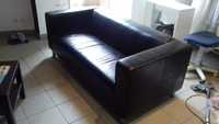 Sofa skórzan 3-osobowa, stan idealny, 185cm Ikea