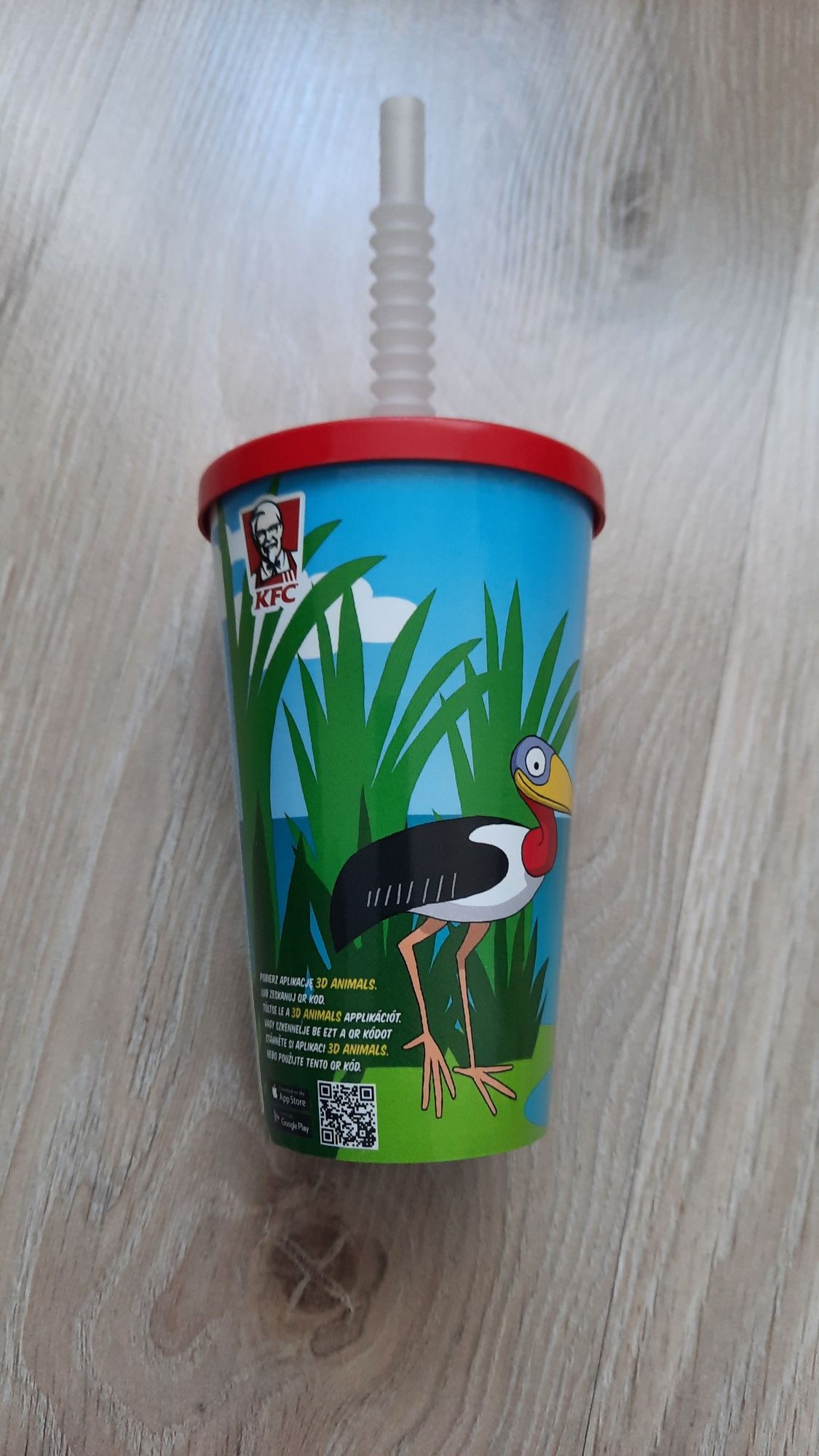 Kubek ze słomką - NOWY