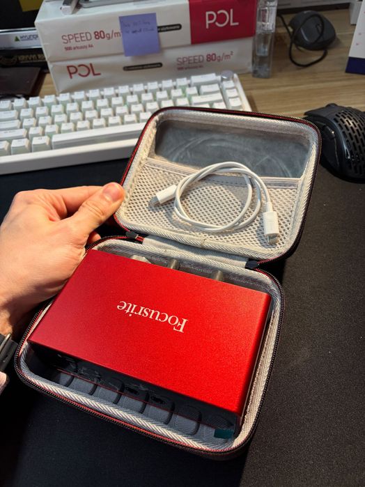 focusrite scarlett solo 3rd gen jak nowy