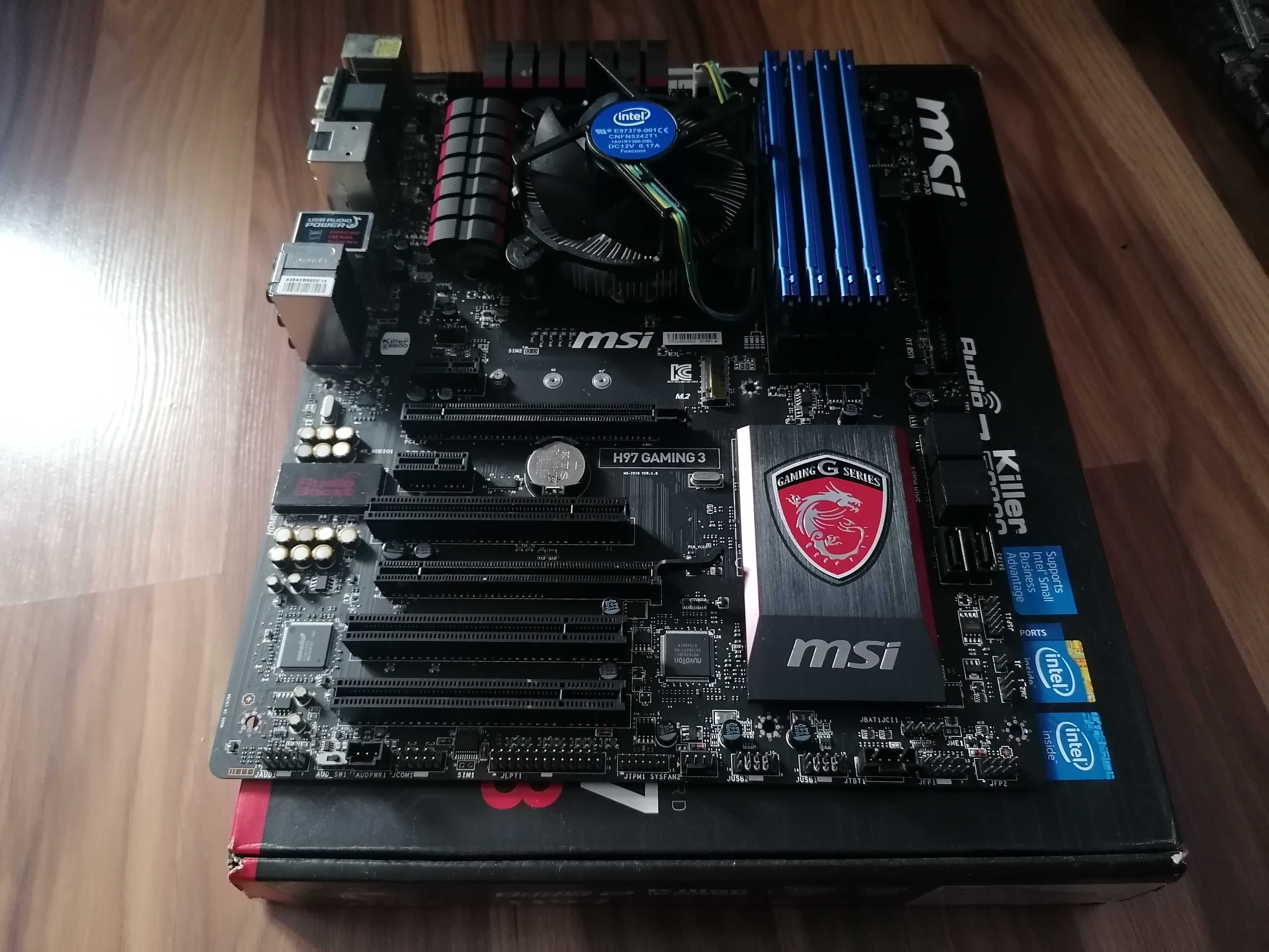 Płyta główna MSI H97 GAMING 3 i5-4670k RAM 8GB