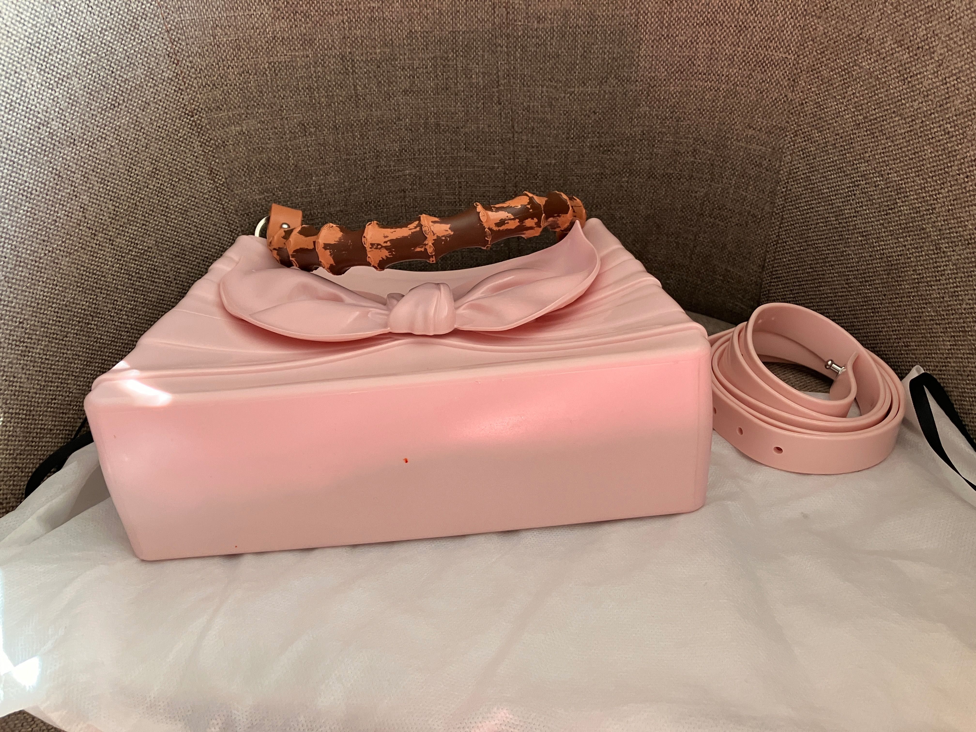 MELISSA TIE BAG Viktor and Rolf torebka limitowana edycja pudrowy róż