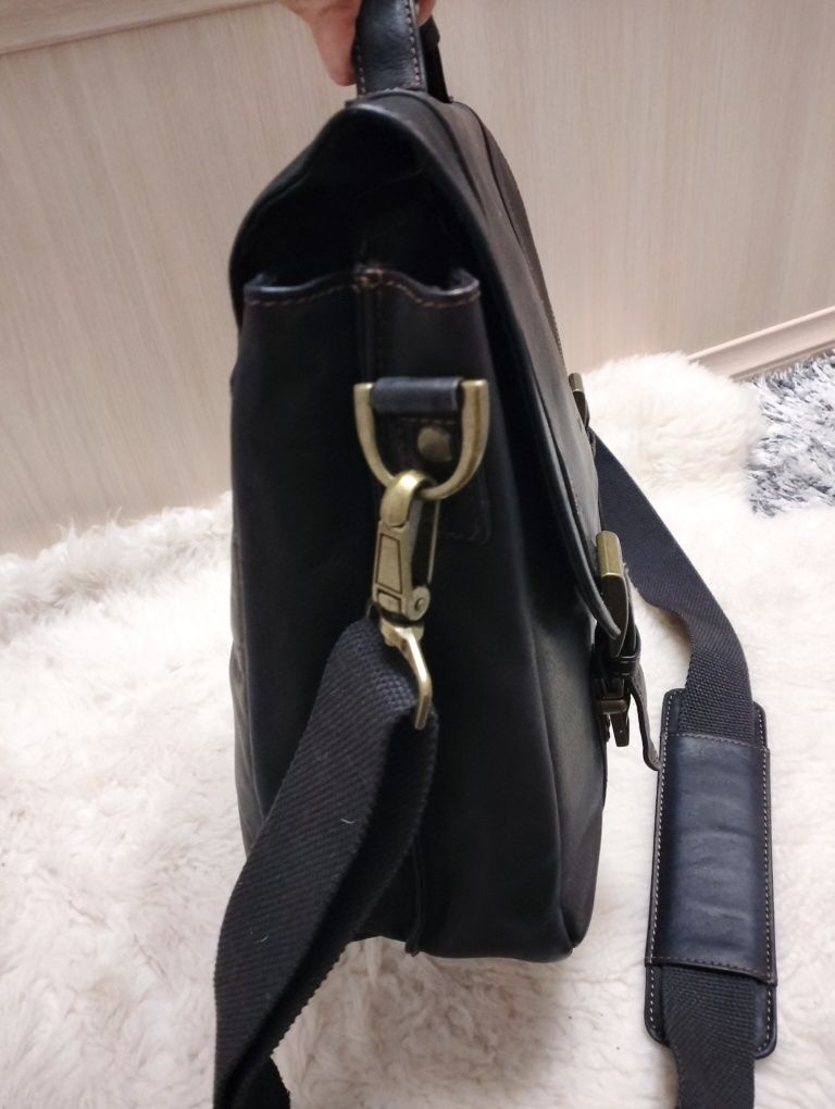 Шкіряна сумка портфель Samsonite