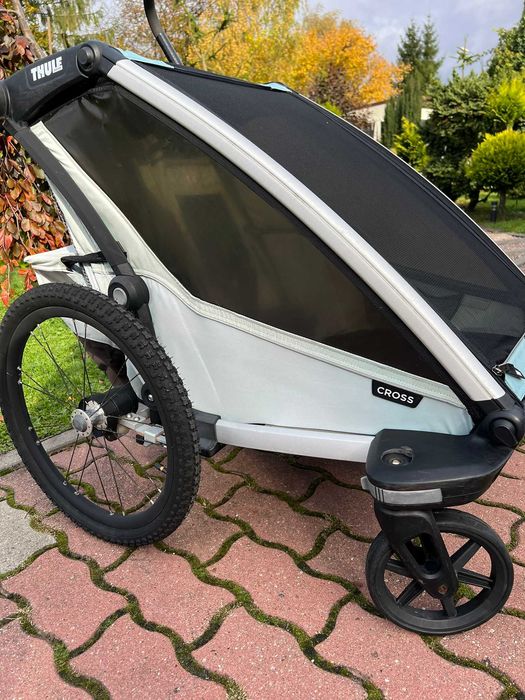 Dwuosobowa przyczepka Thule Chariot Cross 2 w kolorze Alaska