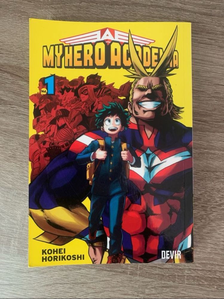 Mangá My Hero Academia 01 em português