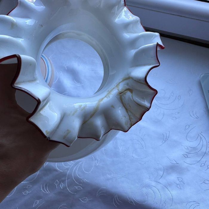 Lampa naftowa Szklana XlX wiek