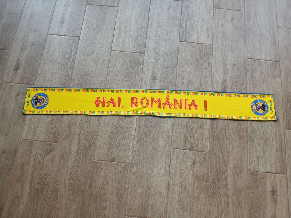 Szalik Rumunia - Euro 2024 - szal piłkarski, kibic, Romania