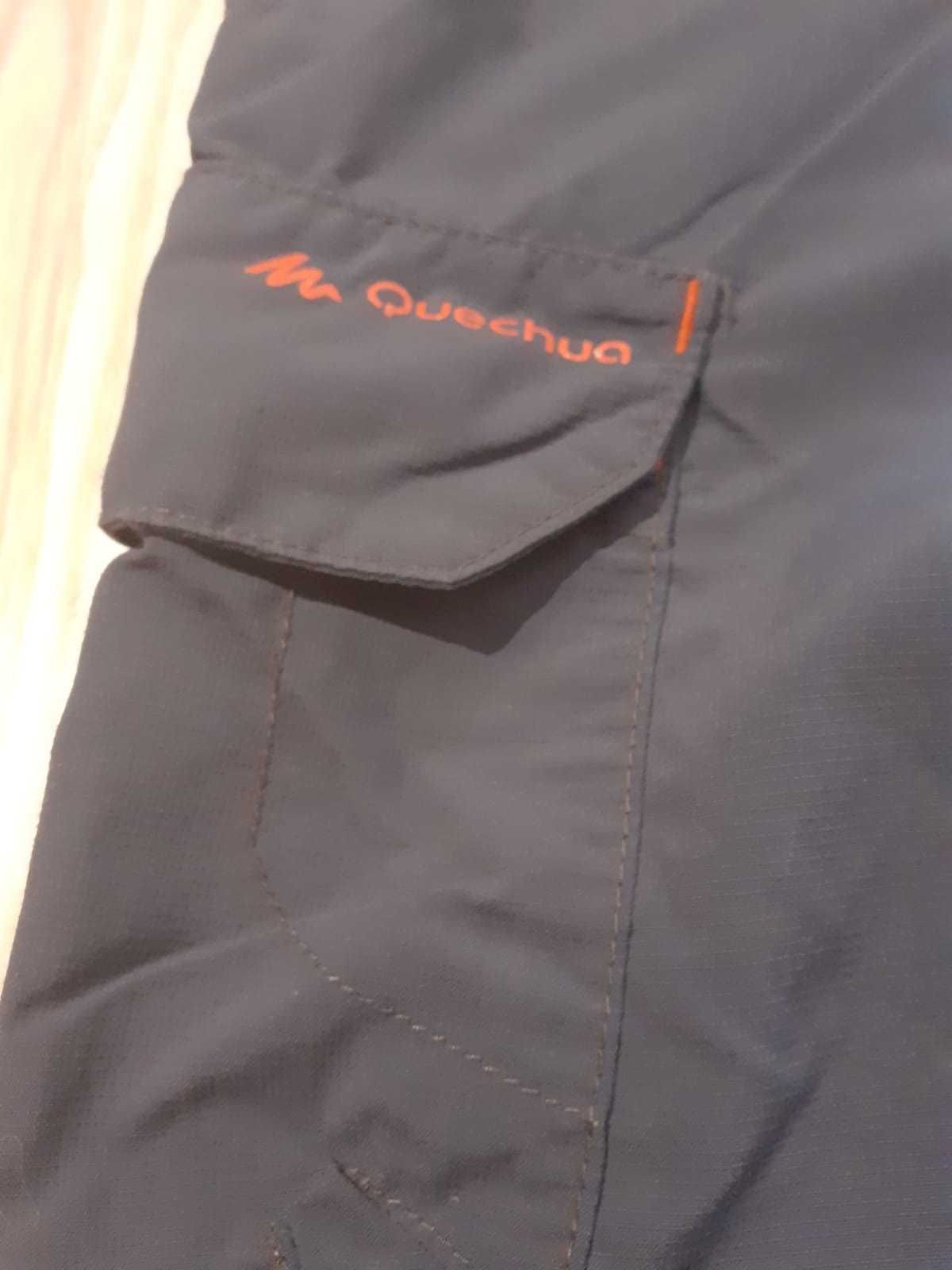 Spodnie outdoorowe chłopięce firmy Quechua Decathlon, rozmiar 116