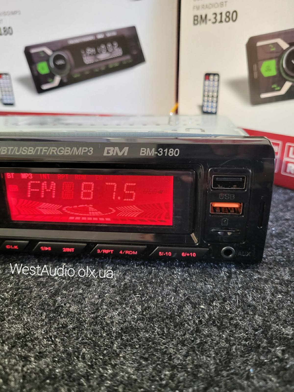 Блютуз автомагнитола Boschmann BM-3180/магнитола