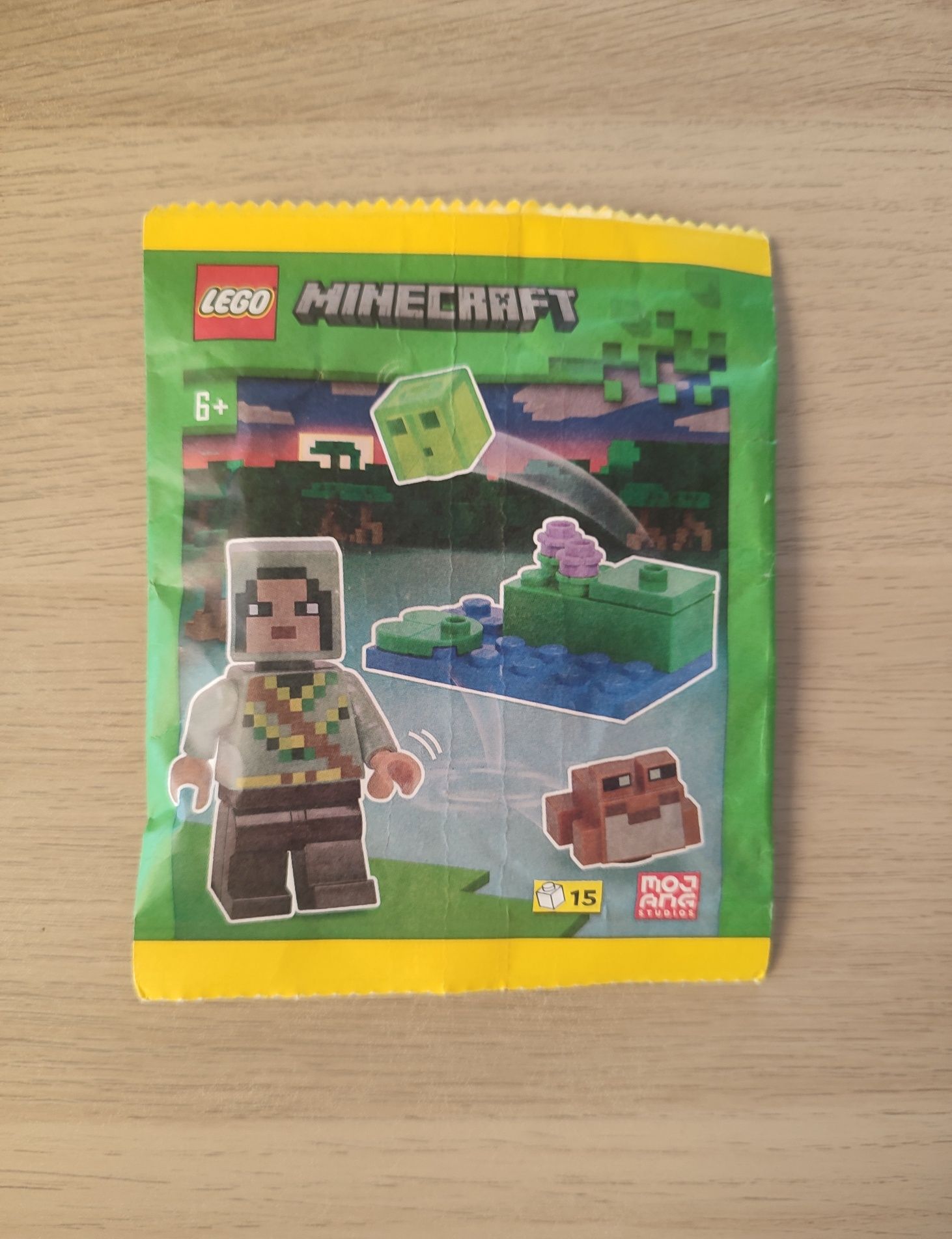 Lego Minecraft slime i żaba