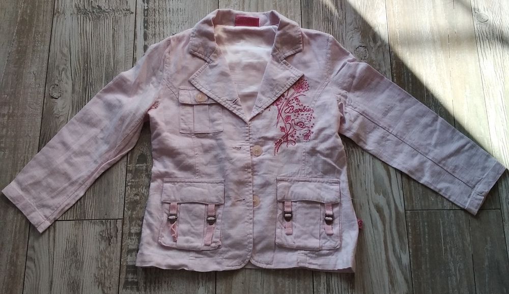Elegancka marynarka, oryginalna, #Barbie, 128 cm