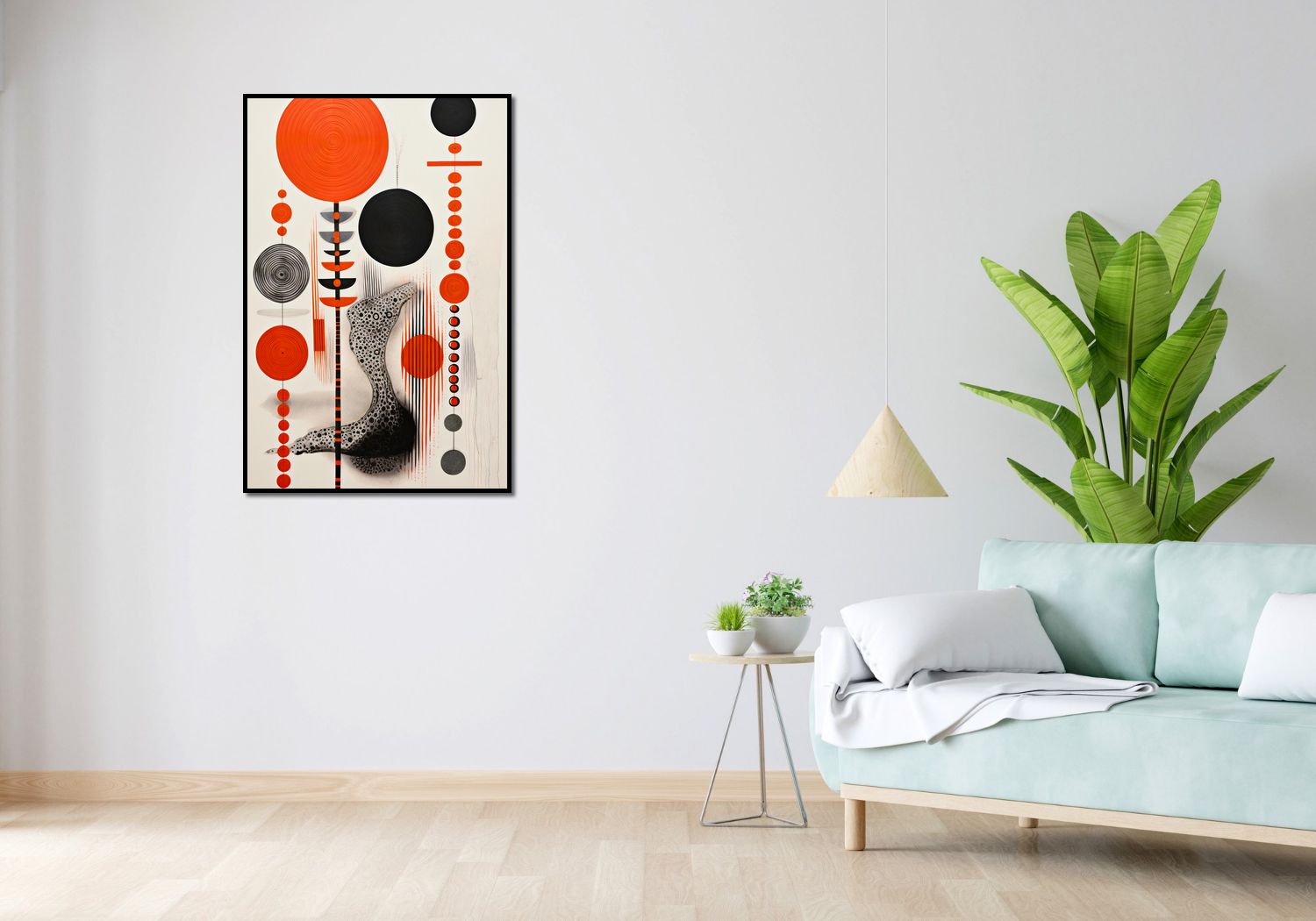 Plakat 68x101cm Kontrastowy Kosmos