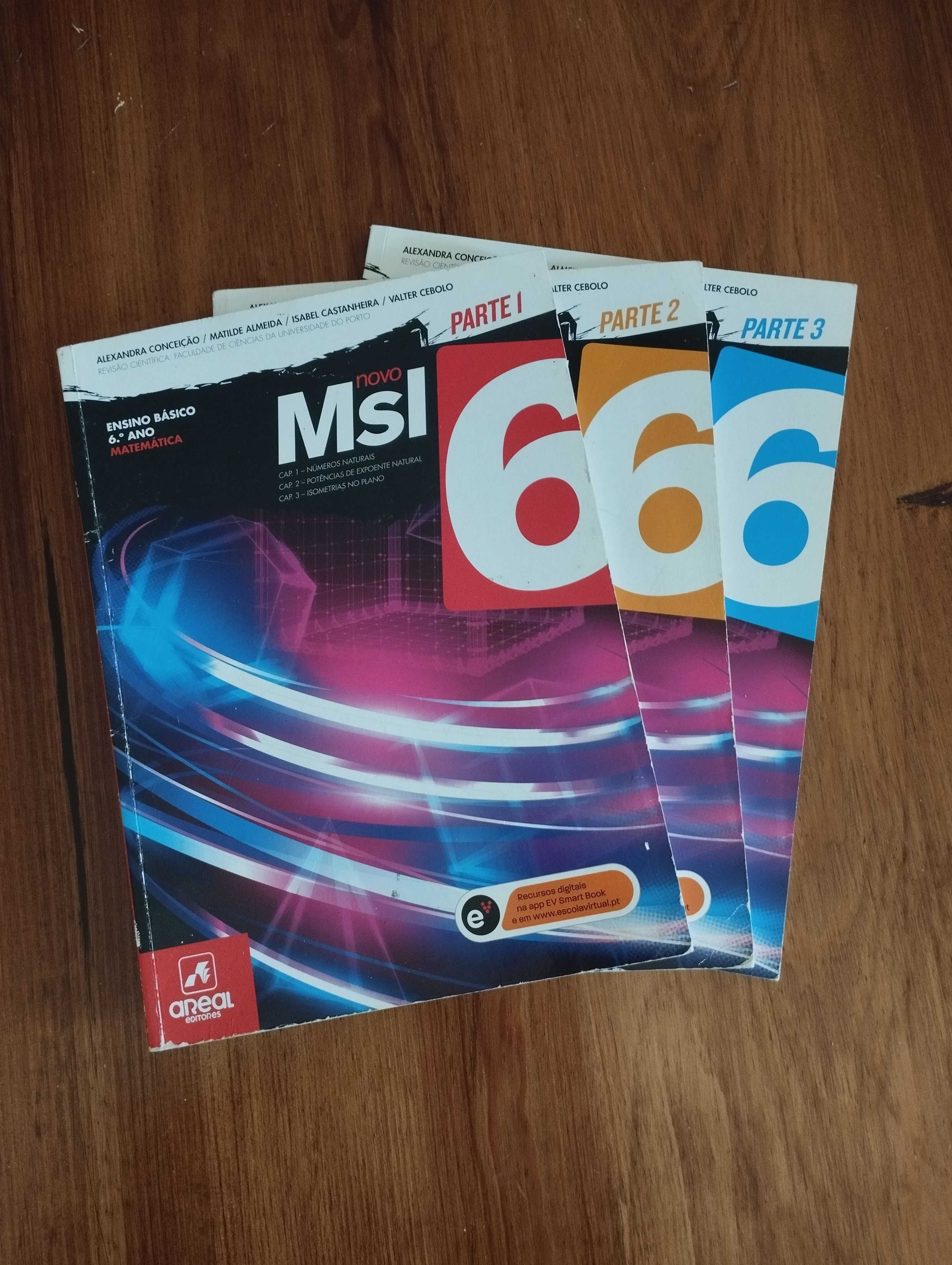 Livro Manual Escolar MSI 6 Matemática