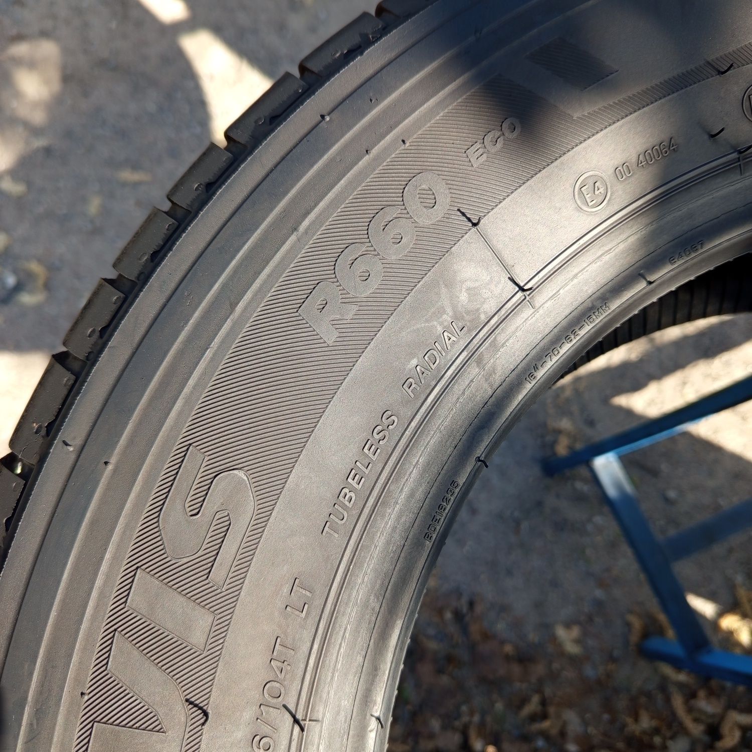 4x 215/65r16C Bridgestone Duravis r660 z 2022r 6.5mm