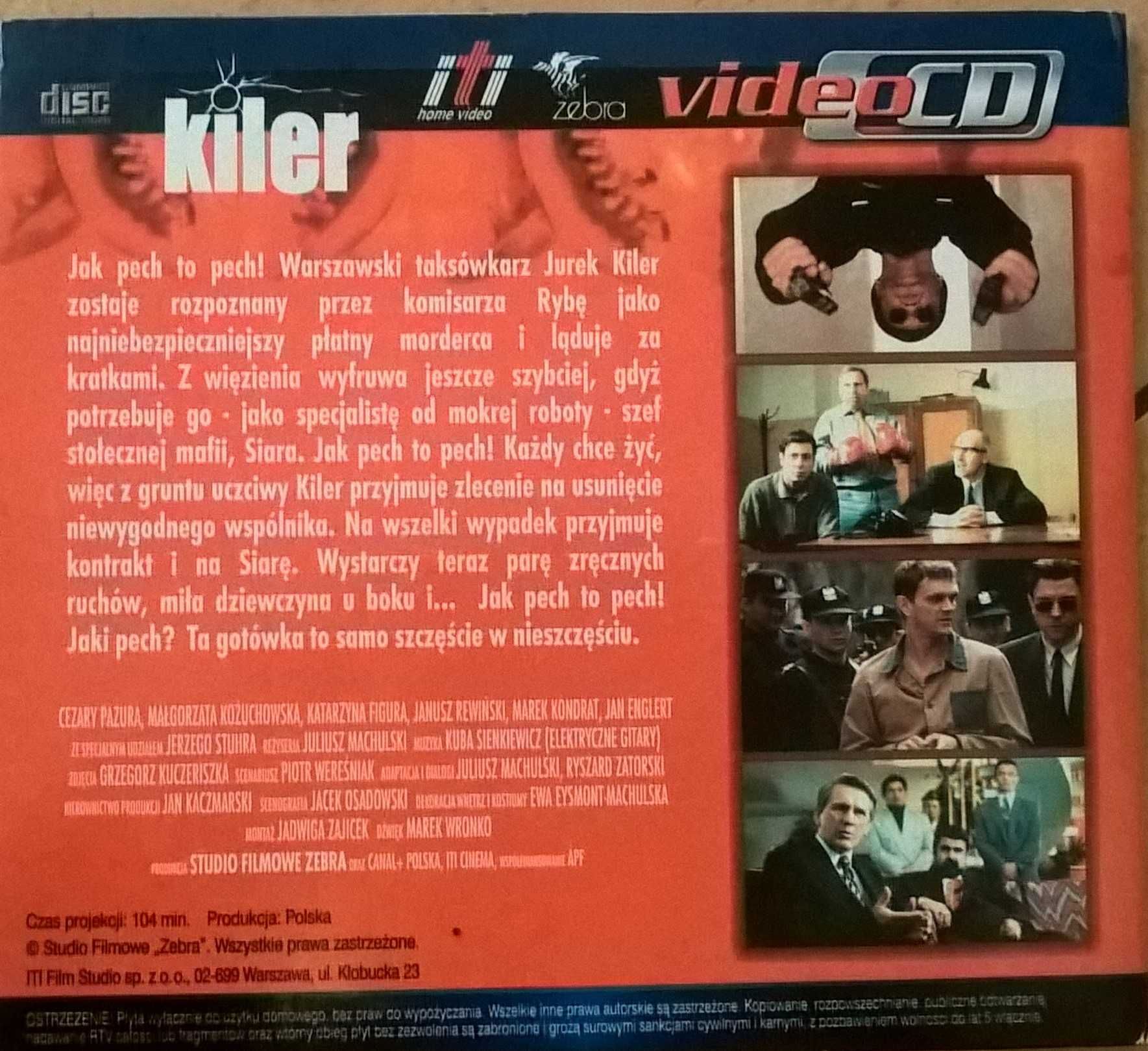 Kiler film na 2 VCD sprzedam