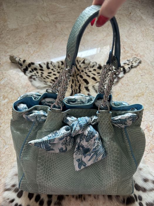 Сумка зі шкіри пітона , змія, рептилія , страус,крокодил , пітон .
