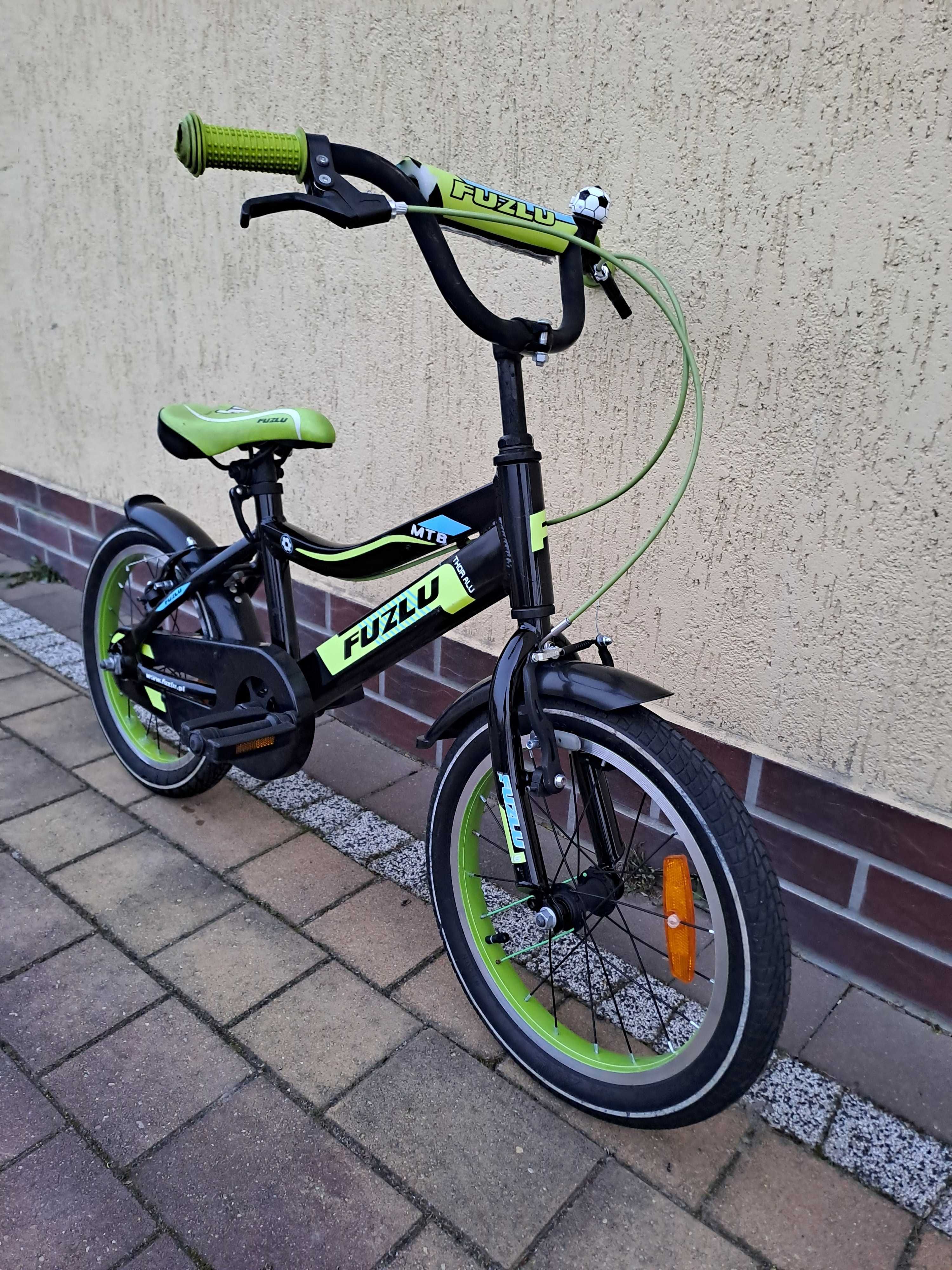 BMX, rower dziecięcy 16" ALU Fuzlu Thor+boczne kółka