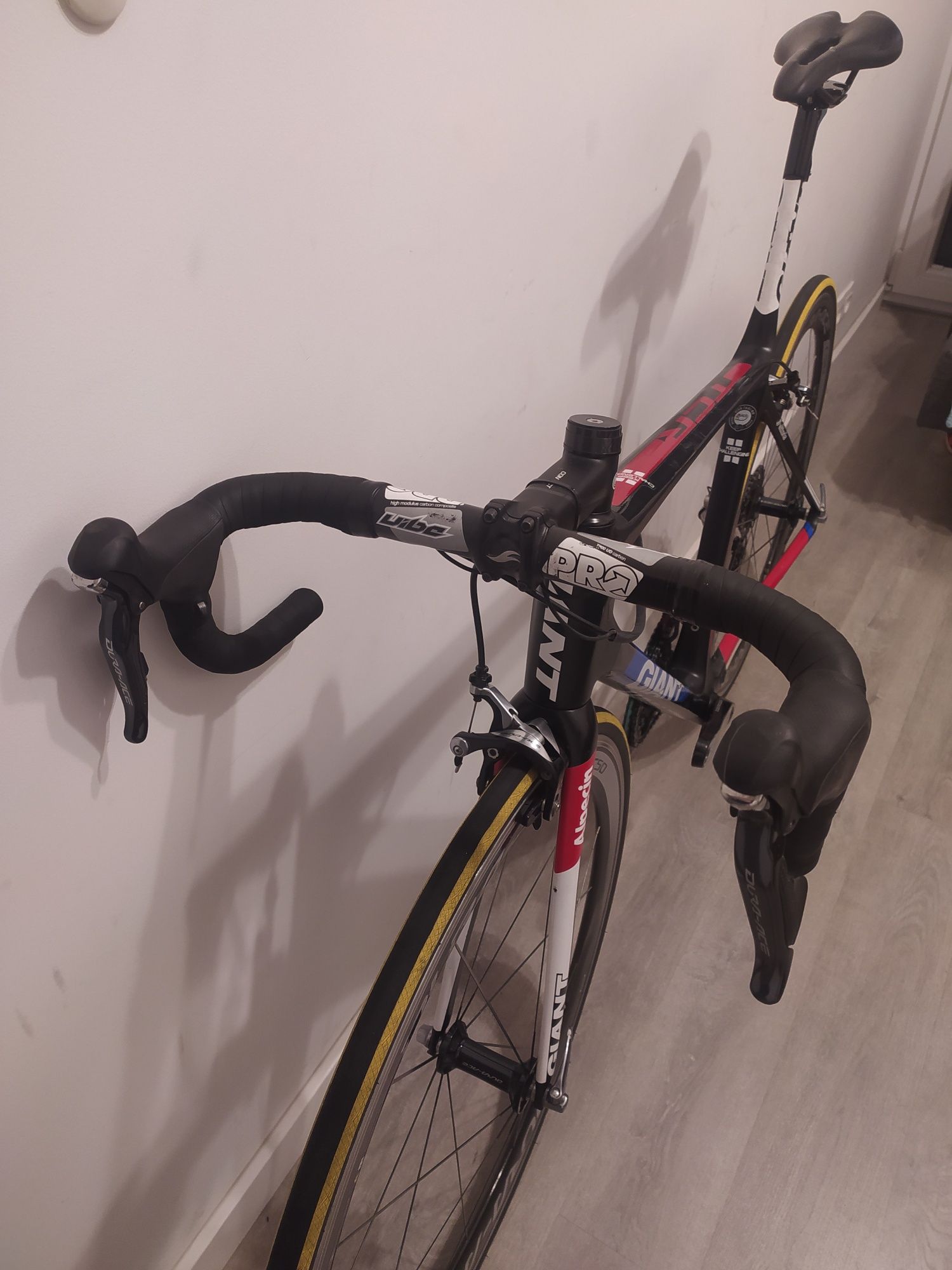 Giant TCR Advanced Pro SL Dura Ace Di2 pomiar mocy Absolute Black