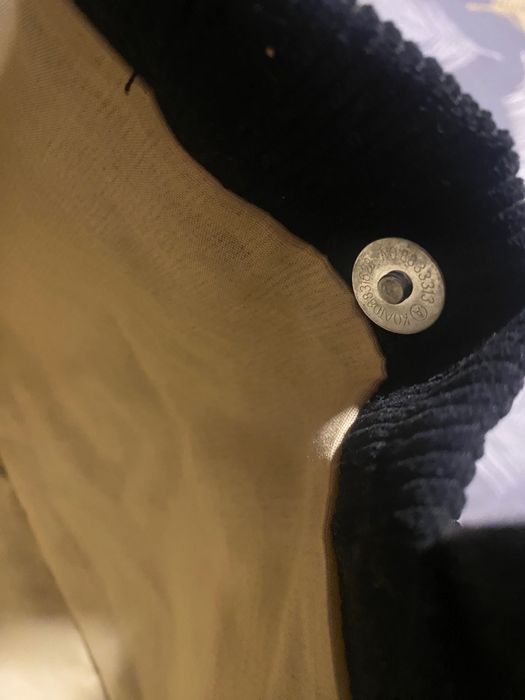 Чорна вельветова сумка